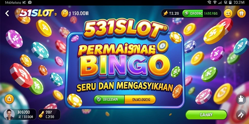 Tampilan gameplay Bingo yang menarik dari 531SLOT.