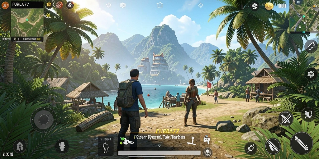 Gameplay dinamis dalam dunia terbuka FURLA77 yang menakjubkan.