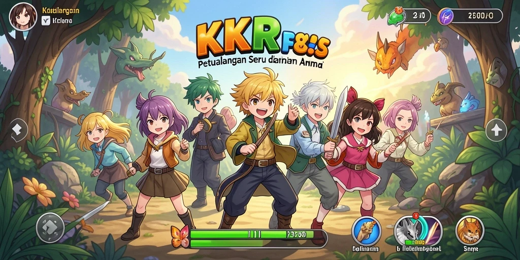 Gameplay seru di dunia anime penuh petualangan.