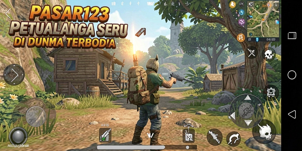 Tampilan gameplay PASAR123 yang menakjubkan di dunia terbuka.