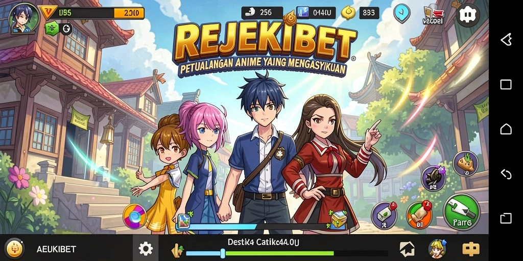 Menampilkan karakter Anime yang menakjubkan dalam gameplay yang seru.