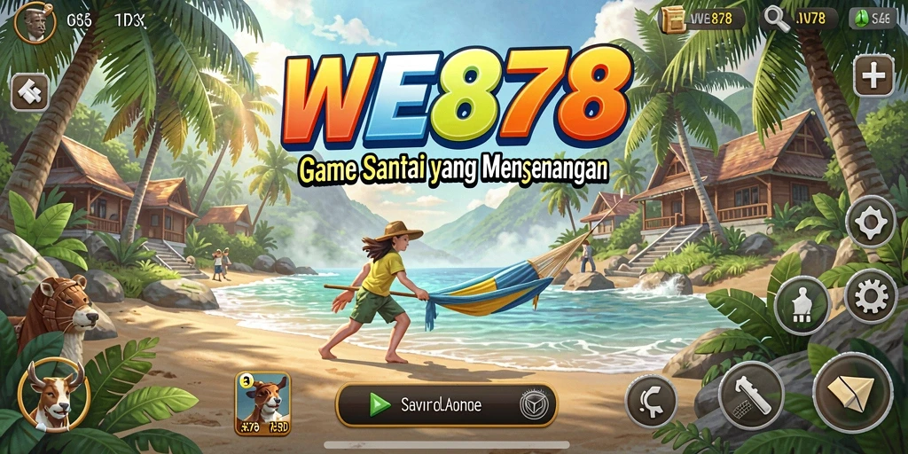 Tampilan gameplay WE878 yang menarik dan penuh warna.
