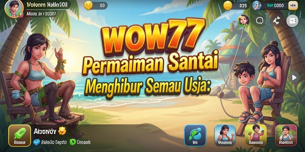Tampilan menarik dari gameplay WOW77 yang mengasyikkan.
